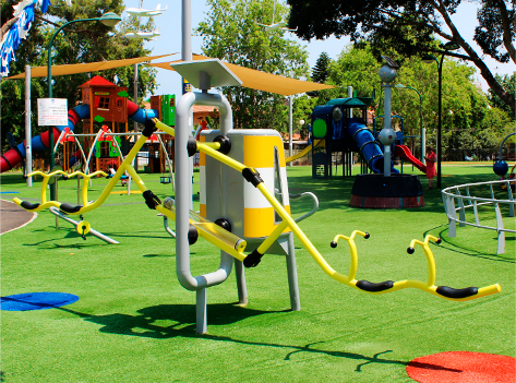 seesaw outdoor playground equipment